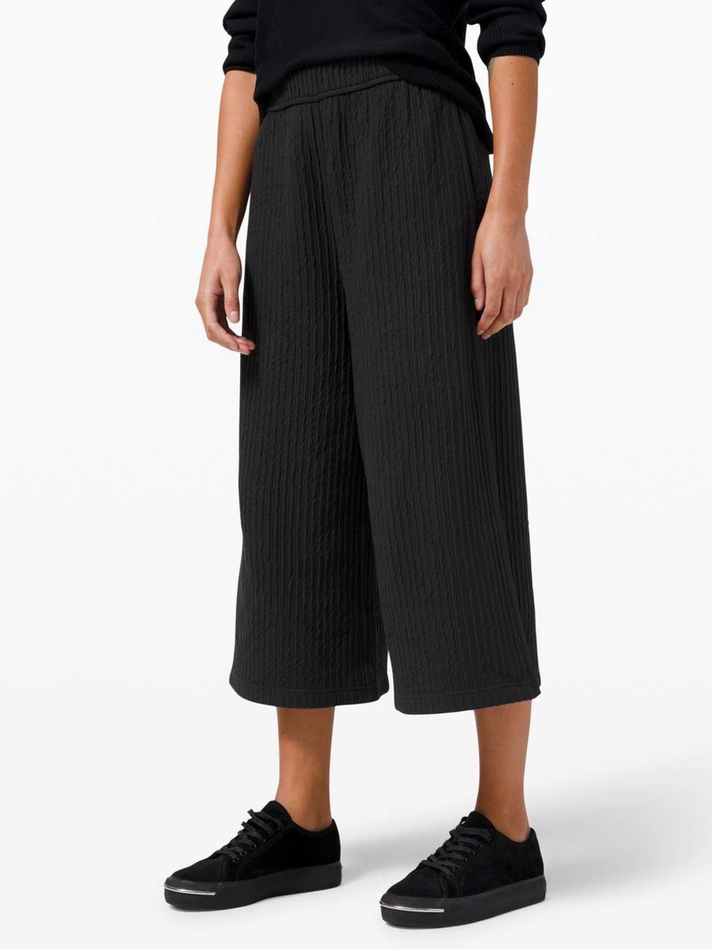 Lululemon Retreat Yourself Hoodie & Wide Leg Cropped Pant Set - Graphite Grey - Picture 2 of 15